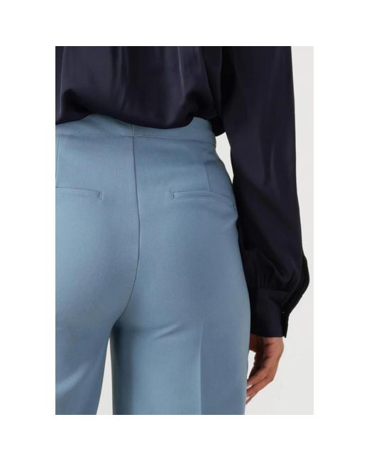 Another Label Broeken ,Blauw ,Polyester Blauwe Moore Broek Voor Vrouwen in het Blue