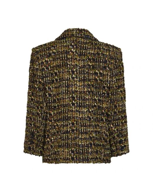 Saint Laurent Green Tweed Jackets