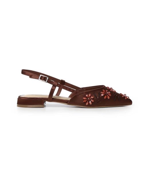 V73 Brown Kayla Slingback