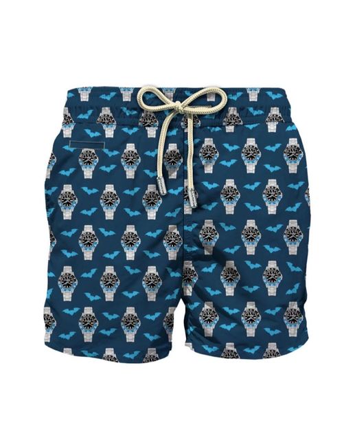 Mc2 Saint Barth Badmode ,Blauw ,Badmode in het Blue
