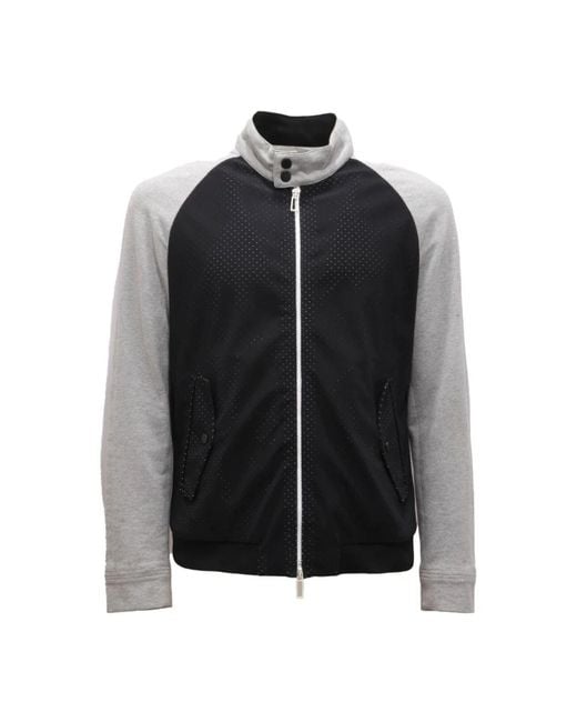 Paolo Pecora Black Zip-Throughs for men