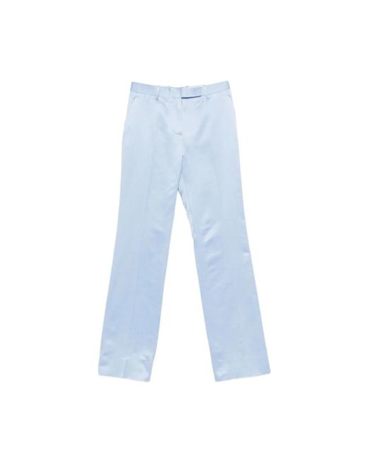 Tom Ford Blue Straight Trousers