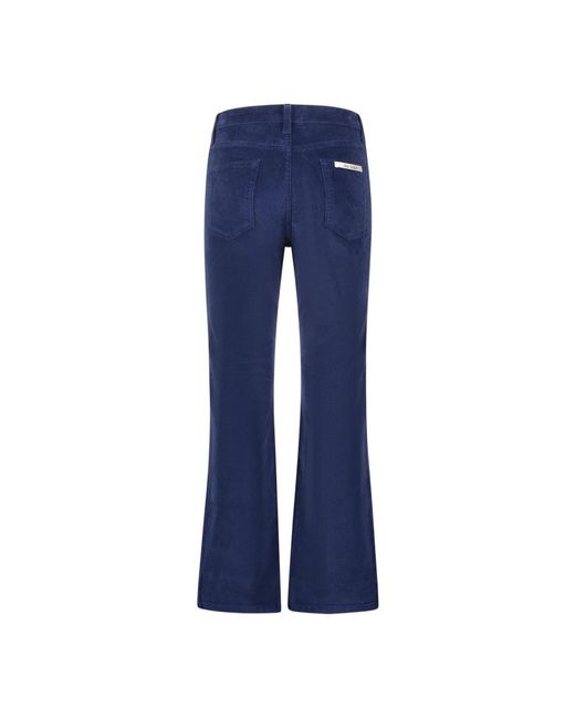Wide Trousers Re-hash en coloris Blue