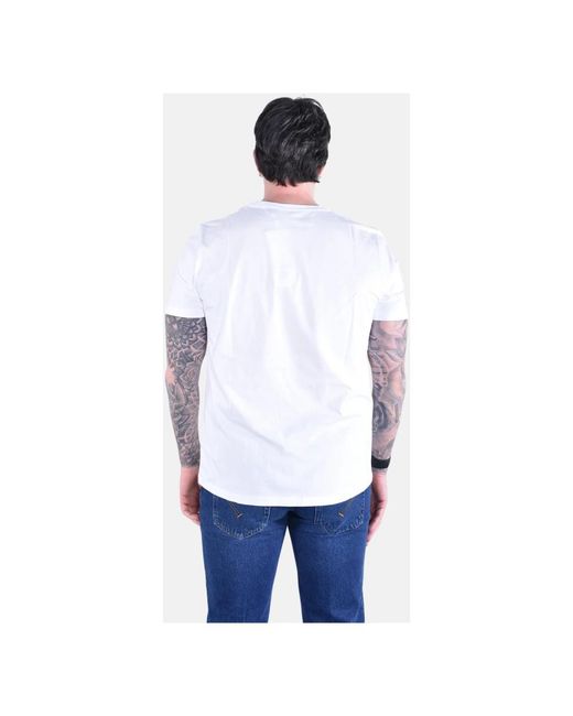 Dondup T-Shirt Girocollo Regular in het White voor heren