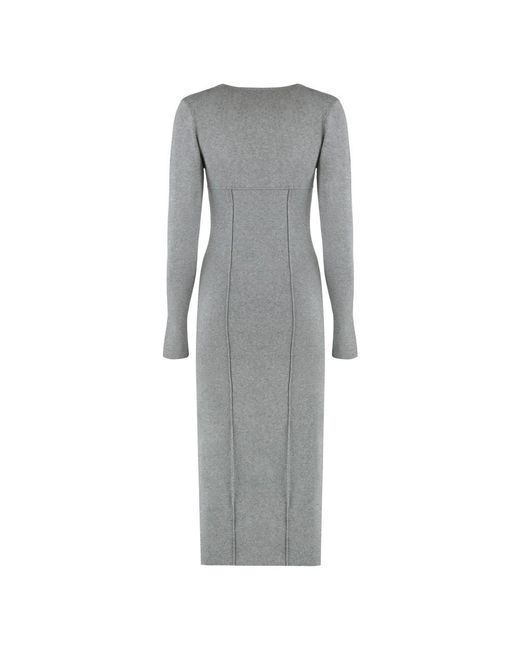 Calvin Klein Gray Midi Dresses