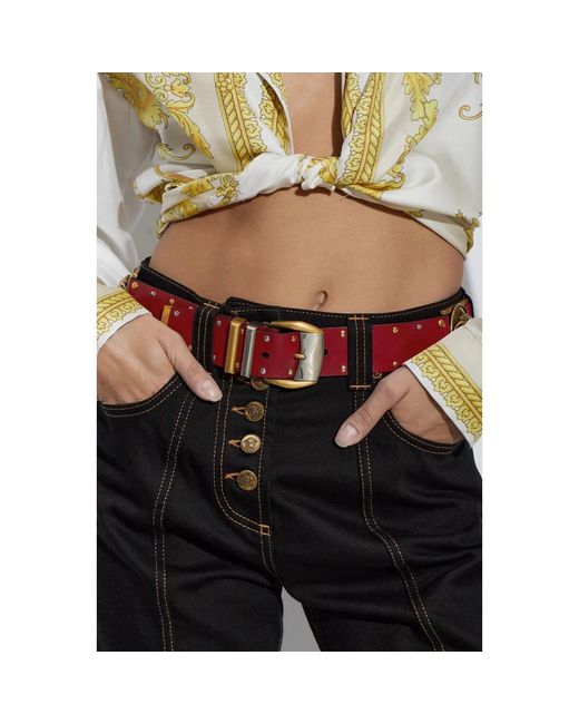 Belts Versace en coloris Red