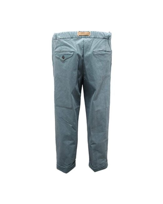 White Sand Blue Chinos for men