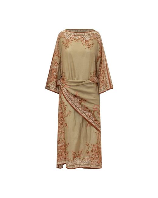 Zimmermann Wrap Jurken in het Natural