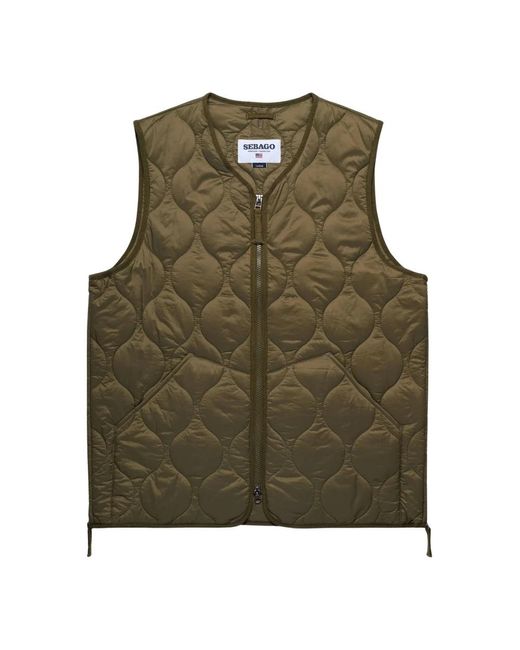 Sebago Plymouth Vest in het Green voor heren