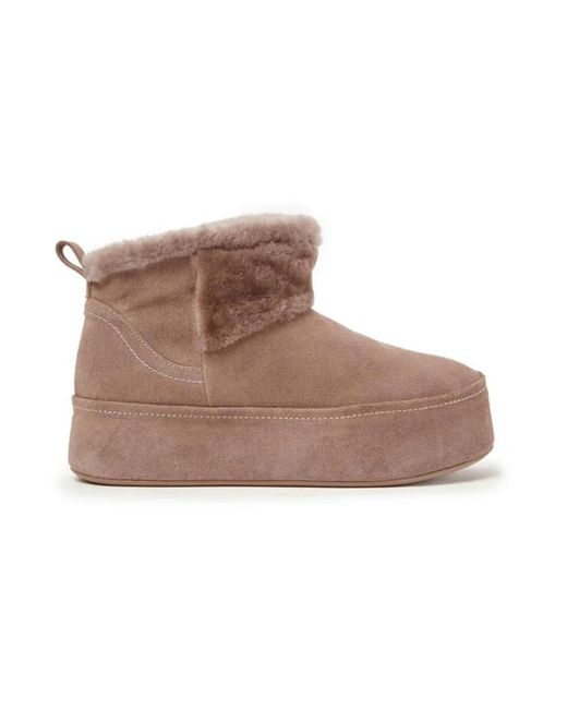 Paloma Barceló Brown Winter Boots