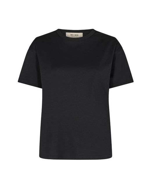 Mos Mosh T-Shirts in het Black