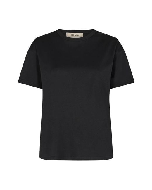 Mos Mosh T-Shirts in het Black