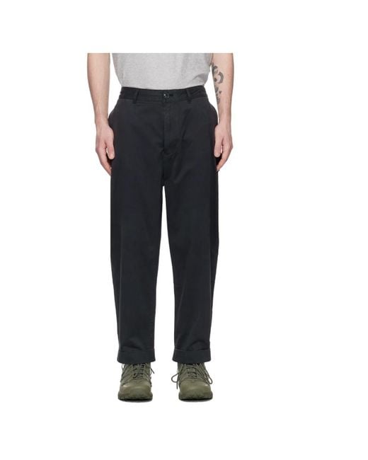 Barbour Gray Straight Trousers for men