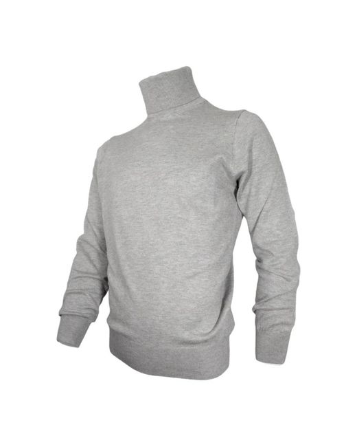 Cashmere Company Gray Turtlenecks for men