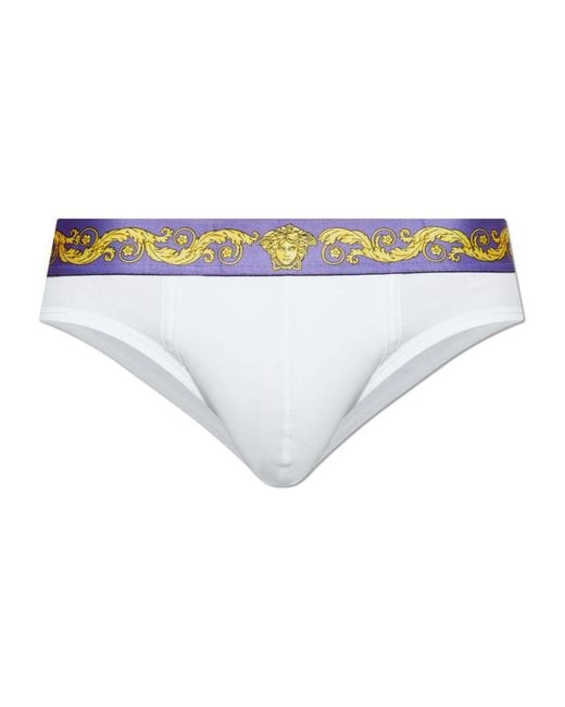 Versace Bottoms in het White voor heren