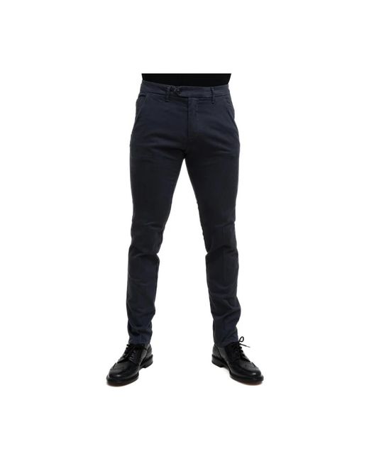 Roy Rogers Blue Slim-Fit Trousers for men