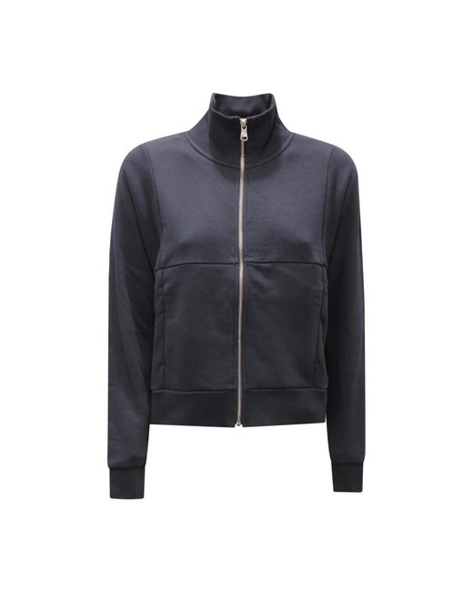 Colmar Hoodies & Sweatvesten ,Blauw ,Katoen Full-Zip Sweatshirt Met Connective Design in het Blue