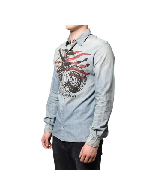 John Galliano Gray Denim Jackets for men