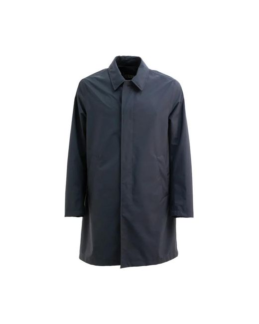 Herno Blue Rain Jackets for men
