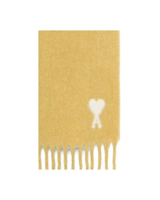 AMI Yellow Winter Scarves