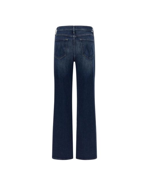 Mother Jeans ,Blauw ,Katoen The Kick It Jeans in het Blue