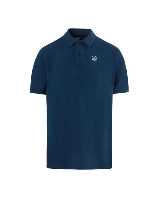 North Sails Blue Polo Shirts for men