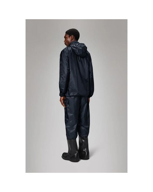 Light Jackets Rains de hombre de color Blue