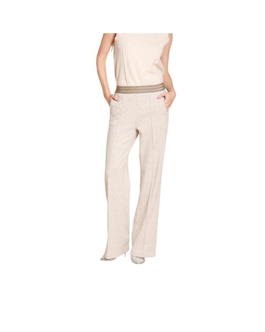 Mason's Natural Straight Trousers