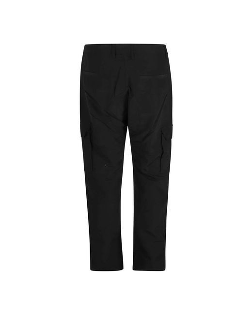 Marcelo Burlon Black Cropped Trousers for men