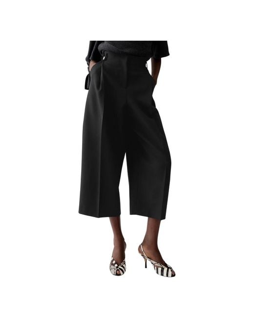 Jacquemus Black Cropped Trousers