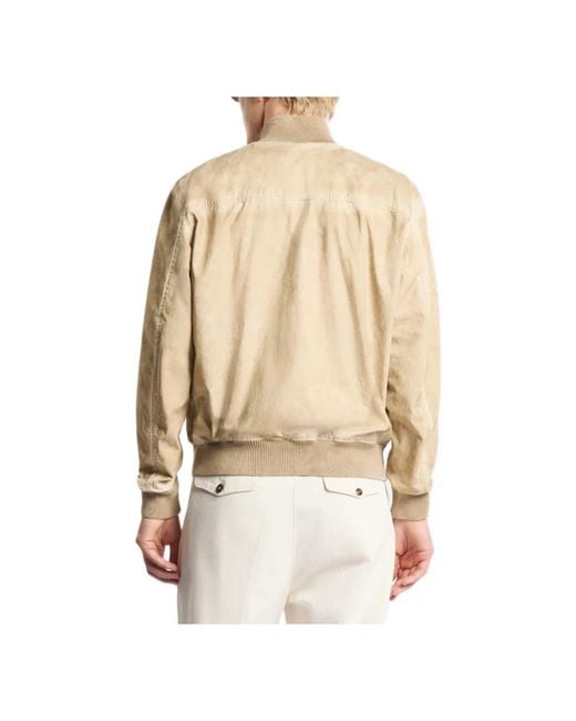 Fay Natural Bomber Jackets for men