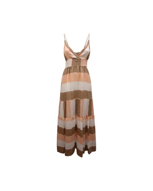 PHO® Firenze Brown Maxi Dresses