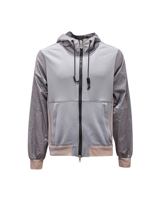 Peuterey Gray Light Jackets for men