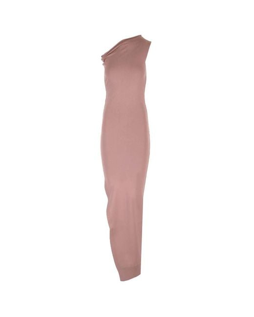 Rick Owens Pink Maxi Dresses
