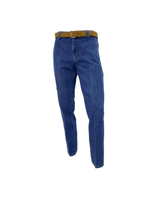 Meyer Regular Fit Jeans in het Blue voor heren