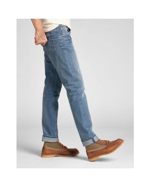 Lee Jeans Blue Loose-Fit Jeans for men