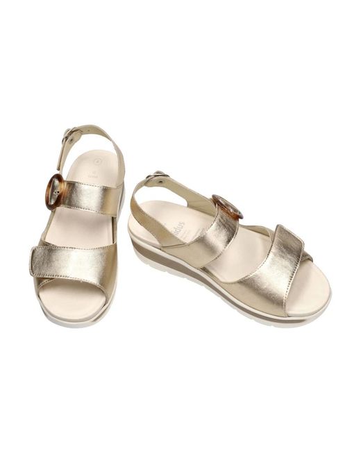 SOLIDUS Metallic Greta Sandal