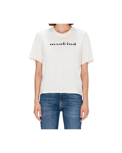 7 For All Mankind Blue T-Shirts