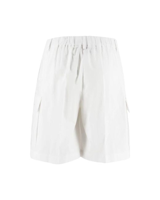 Ermanno Scervino White Short Shorts
