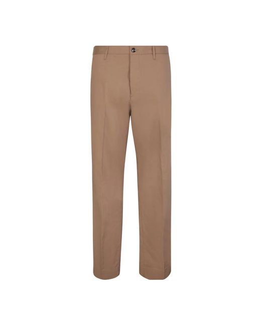 Nine:inthe:morning Brown Suit Trousers for men