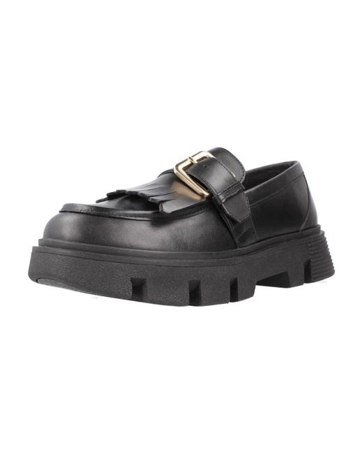 Geox Black Loafers