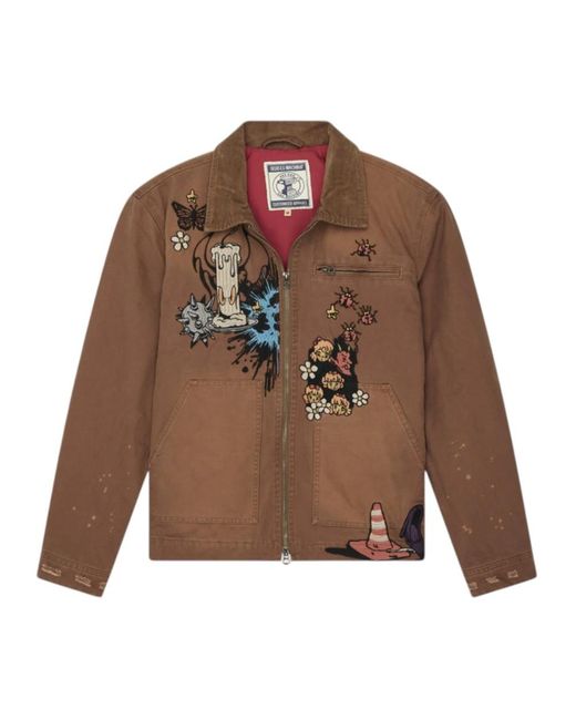Light Jackets Deus Ex Machina de hombre de color Brown