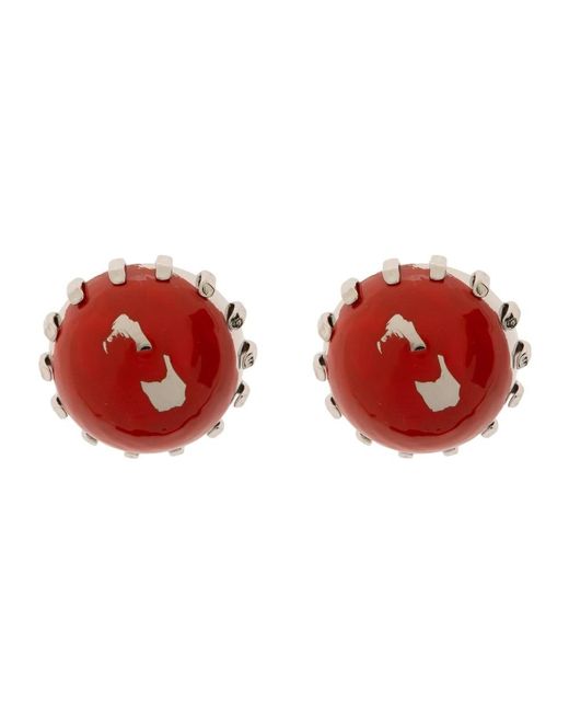 Earrings Marni en coloris Red