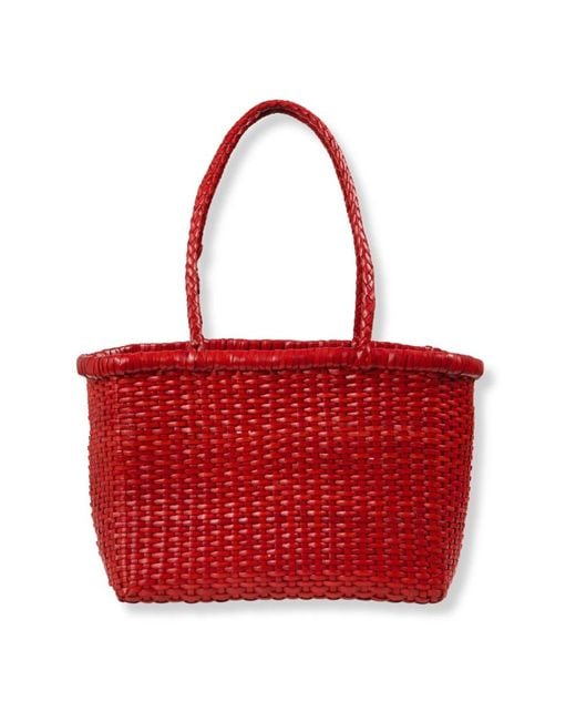 Tote Bags di Dragon Diffusion in Red