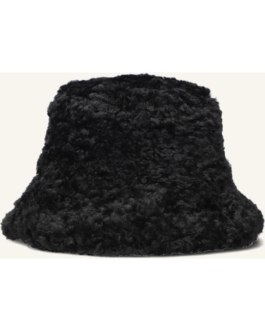 Ted Baker Accessoires ,Zwart ,Wol Fluffyi Zwarte Hoed Voor Herfst/Winter in het Black