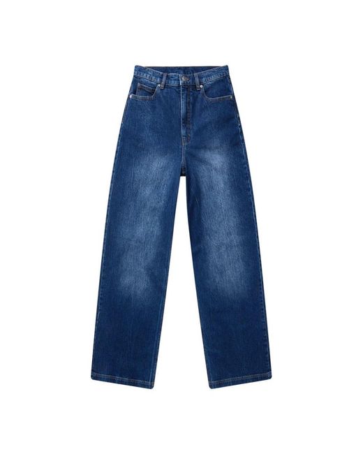 Munthe Rechte Jeans in het Blue