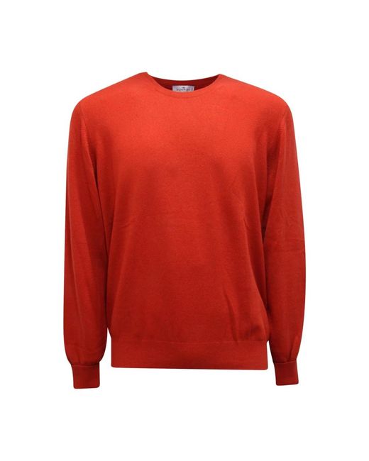Sonrisa Red Cashmere Knitwear for men