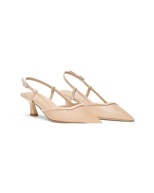 Stuart Weitzman Natural Vinnie 50 Slingback