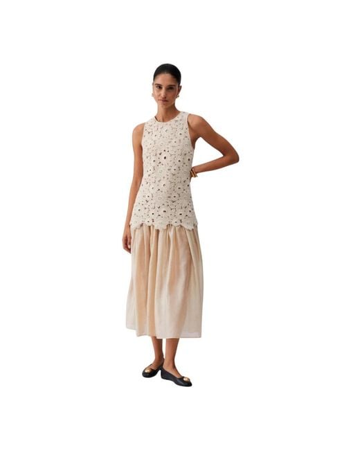 Liu Jo Metallic Midi Dresses