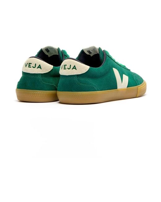 Veja Green Volley Suede
